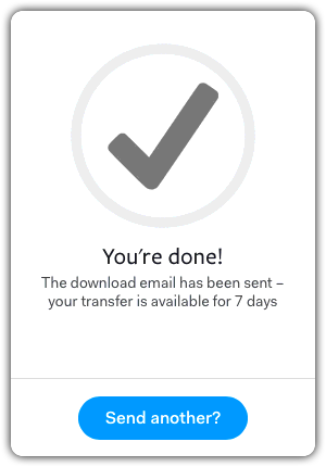 simple and easy file transfer up to 2 gigabyte with wetransfer.com - step 3